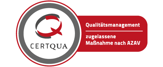 Logo der Certqua - zugelassende Maßnahme nach AZAV